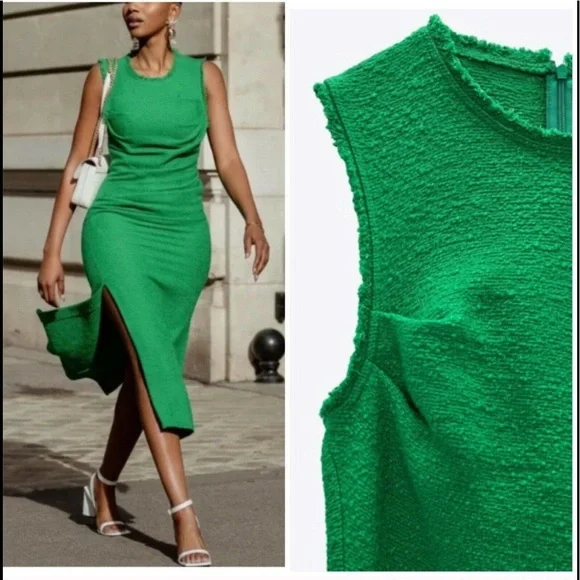 Zara | Dresses | Zara Textured Long Weave Dress | Poshmark Zara | Dresses | Zara Textured Long Weave Dress | Poshmark